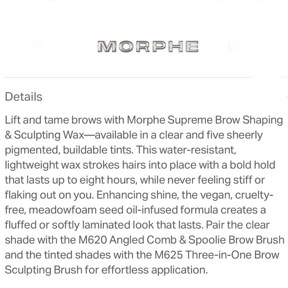 Morphe Supreme Brow Sculpting & Shaping Wax - Picture 13 of 13